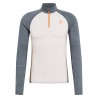Bl Top Turtle Neck L/s Half Zi