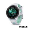Montre GPS connectée Garmin Forerunner 265 Music - 42mm - Blanc