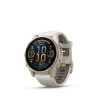 Montre GPS connectée Garmin Fenix 8 AMOLED Sapphire - 43mm - Soft Gold