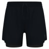 Short de running 2en1 5 inch Zeroweight 2.0 pour Homme - Black
