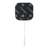 Sachet de 4 électrodes auto-adhésives carrées filaire