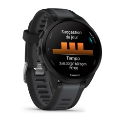 Forerunner 165 Music - Montre GPS connectée Garmin - Noir