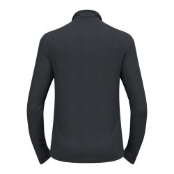 Bl Top Turtle Neck L/s Half Zi