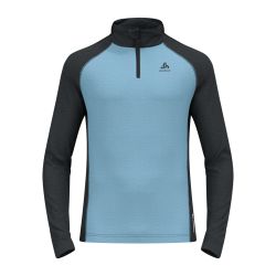 Bl Top Turtle Neck L/s Half Zi