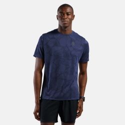 T-shirt de running technique Zeroweight Engineered Chill-Tec pour Homme - Eclipse Melange