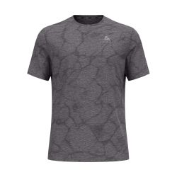 T-shirt de running technique Zeroweight Engineered Chill-Tec pour Homme - Black Melange