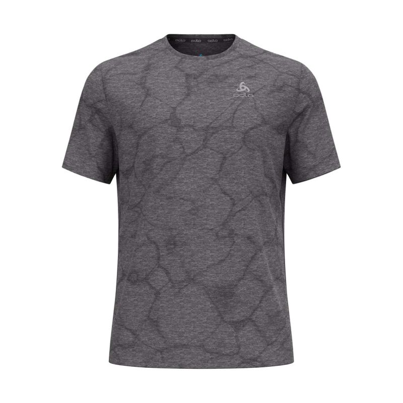T-shirt de running technique Zeroweight Engineered Chill-Tec pour Homme - Black Melange T-shirt de running technique Zeroweight Engineered Chill-Tec pour Homme - Black Melange