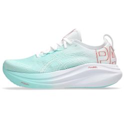 Gel-nimbus 27 - Chaussures de running Homme - Illuminate Mint / White