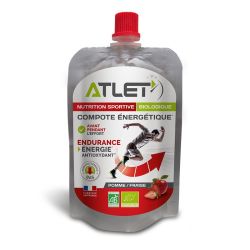 Compote protéinée bio saveur Pomme / Fraise - 100g