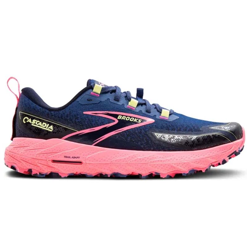 Cascadia 18 W - Grey Blue / Pink / Sunny Lime