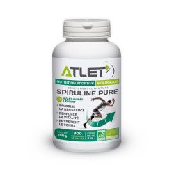 Comprimés de 500mg de Spiruline bio et 100% pure - 300 comprimés