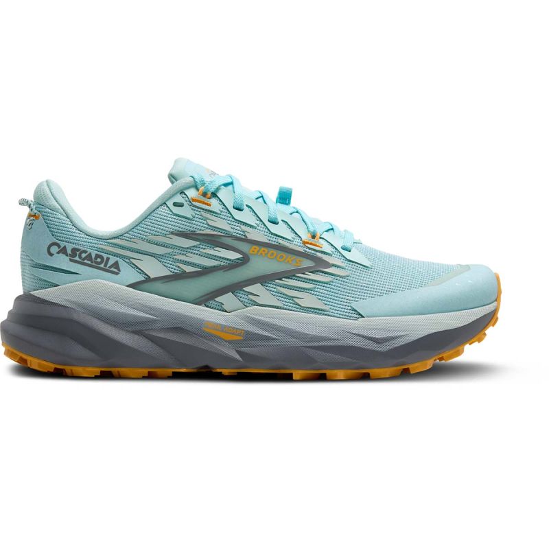 Cascadia 19 W - Chaussure de trail Femme - Clearwater / Primer Grey / Apricot Cascadia 19 W - Chaussure de trail Femme - Clearwater / Primer Grey / Apricot