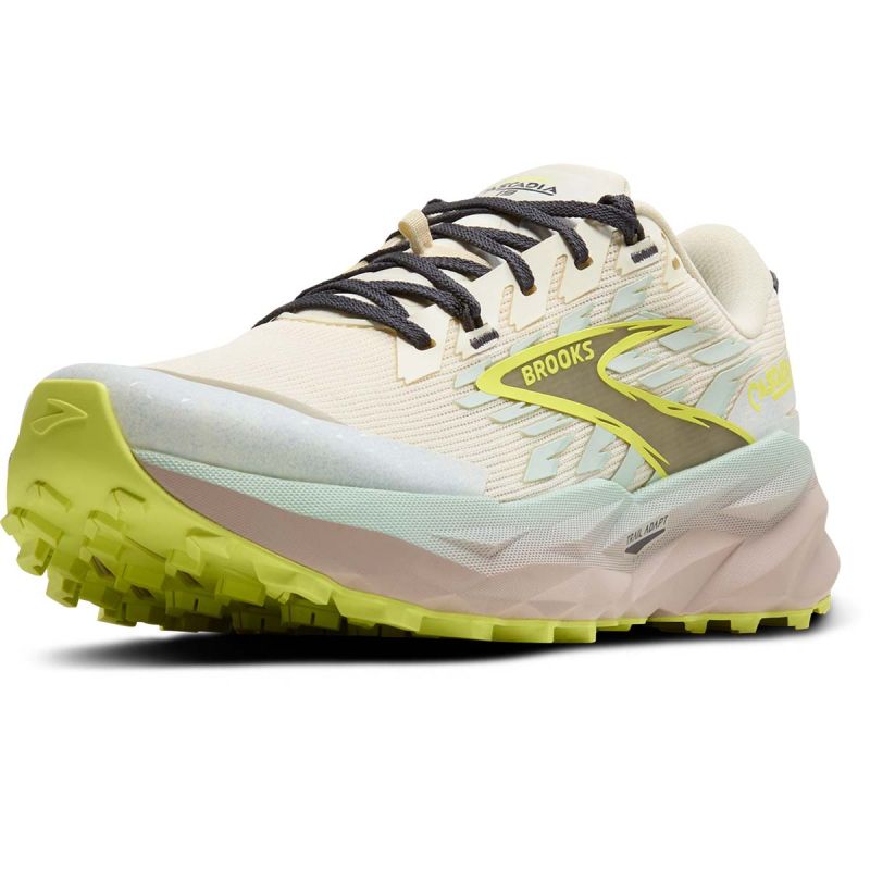 Cascadia 19 W - Chaussure de trail Femme - Coconut / Misty Blue / Ebony