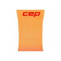 Chaussettes de compression Run Edt Gradient Mid cut 5.0 - Red / Marigold Fade