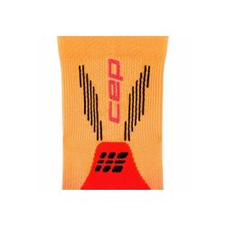 Chaussettes de compression Run Edt Gradient Mid cut 5.0 - Red / Marigold Fade