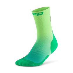 Chaussettes de compression Run Edt Gradient Mid cut 5.0 - Green / Lime Fade