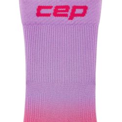 Chaussettes de compression Run Edt Gradient Mid cut 5.0 - Pink / Lilac Fade