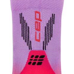 Chaussettes de compression Run Edt Gradient Mid cut 5.0 - Pink / Lilac Fade