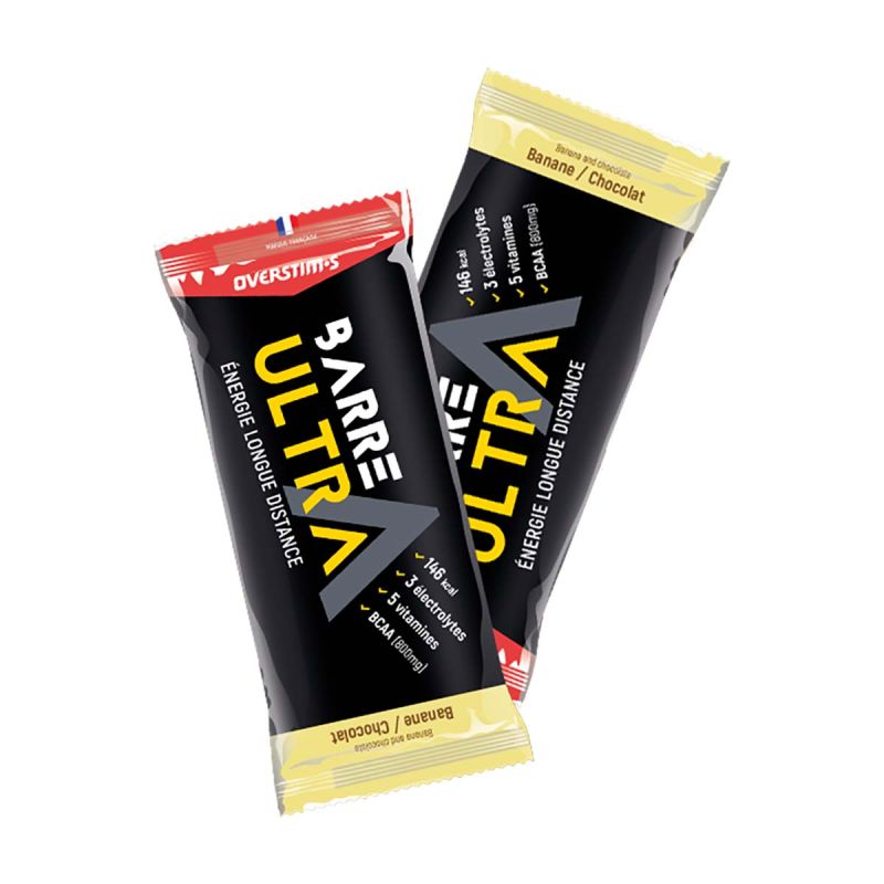 Barre Ultra Chocolat Banane - Barre énergétique pour la longue distance - 4 barres de 40g
