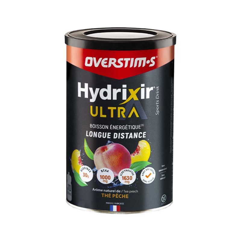 Hydrixir Ultra Thé Pêche - Boisson énergétique - Format Boite 400g