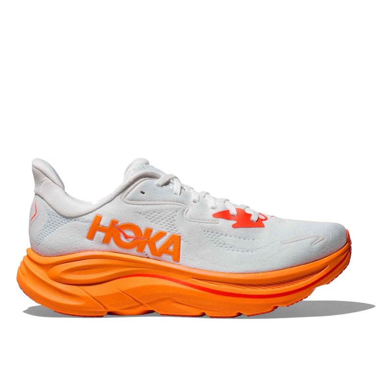 Clifton 10 - Chaussure Running Homme - Frost / Orange Zest