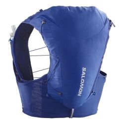 Veste d'hydratation running ADV Skin 12 Bleu + flasks