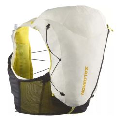 Veste d'hydratation running ADV Skin 12 Vanilla + flasks