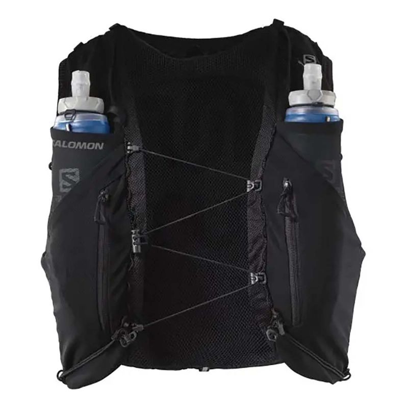 Veste d'hydratation running ADV Skin 12 Noir + flasks