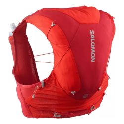 Veste d'hydratation running ADV Skin 12 Scarlet + flasks