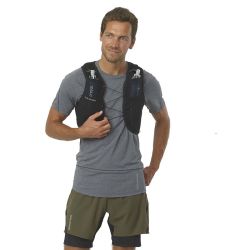 Veste d'hydratation running ADV Skin 8 Noir + flasks