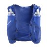 Veste d'hydratation running ADV Skin 5 Nautical Blue + flasks