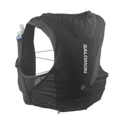 Veste d'hydratation running ADV Skin 5 Noir + flasks