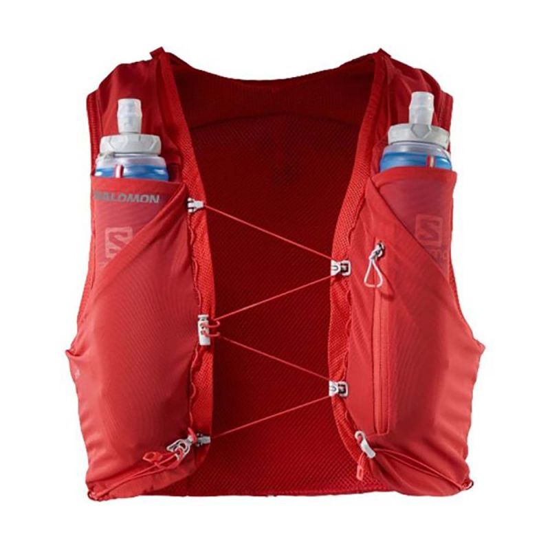 Veste d'hydratation running ADV Skin 5 Berry + flasks
