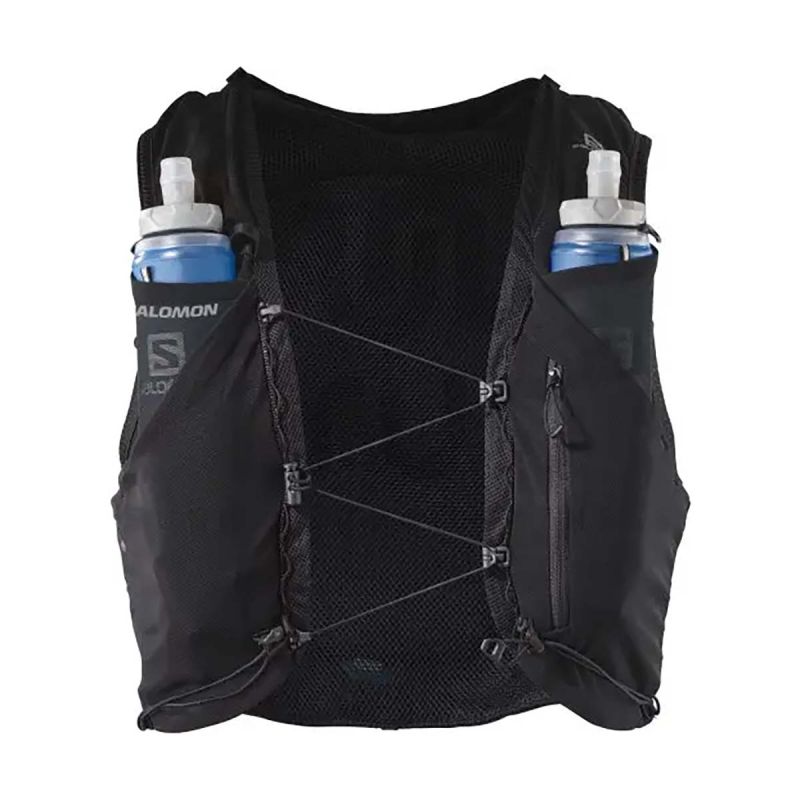 Veste d'hydratation running ADV Skin 5 Noir + flasks