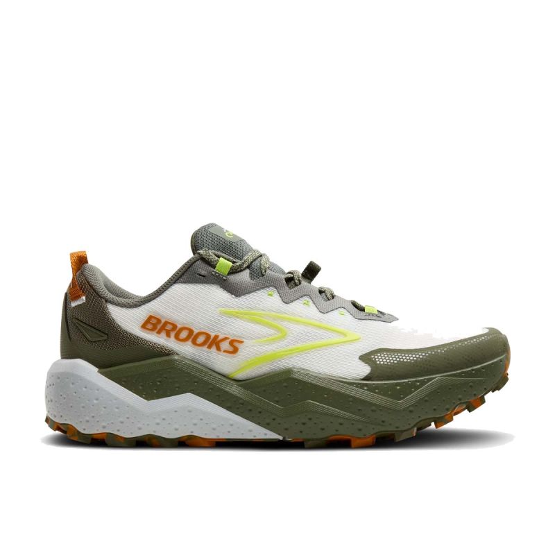 Caldera 8 Chaussures de trail pour hommes - Dusty Olive / Lime / Oyster