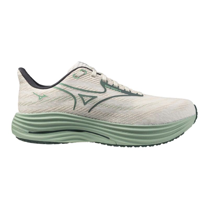 Wave Rider 29 - Chaussure Running Homme - Snow White / Bistro Green / Creme de Menthe