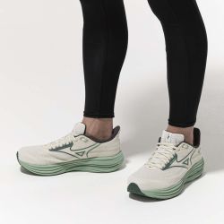 Wave Rider 29 - Chaussure Running Homme - Snow White / Bistro Green / Creme de Menthe