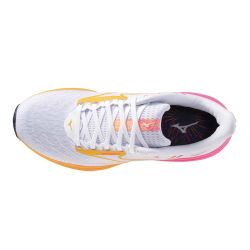Wave Rider 29 - Chaussure Running Unisexe - White / Tang Orange / Pink Tetra