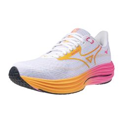 Wave Rider 29 - Chaussure Running Unisexe - White / Tang Orange / Pink Tetra