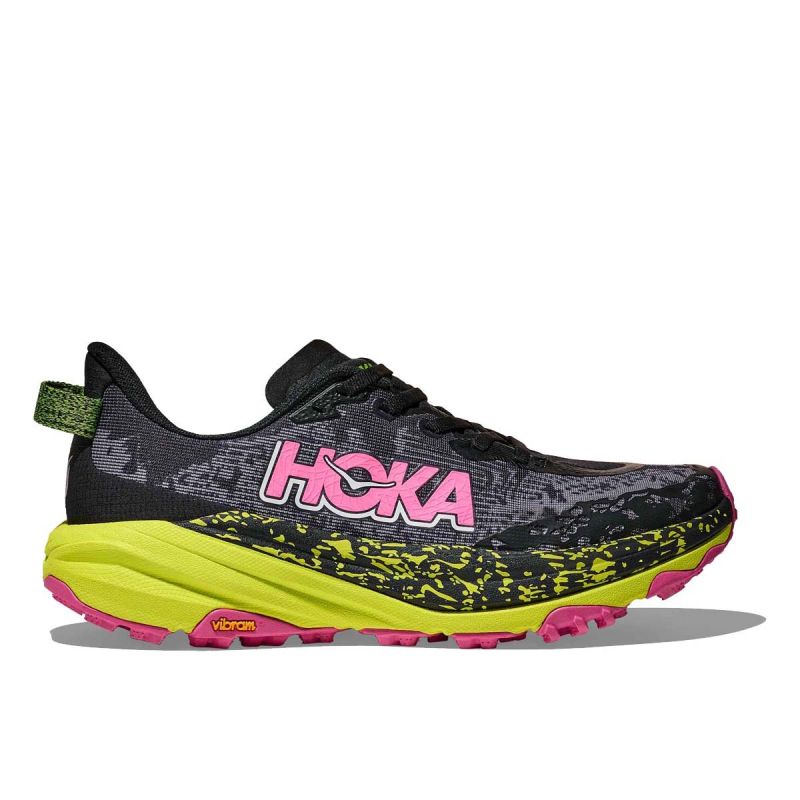 Speedgoat 6 - Chaussure Trail pour Femme - Black / Neon Hoka Citrus