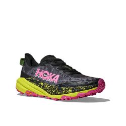 Speedgoat 6 - Chaussure Trail pour Femme - Black / Neon Hoka Citrus