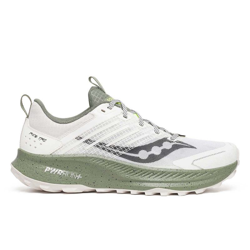 Ride TR2 - Chaussures de Trail Homme - White / Olivine