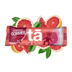 Gommes énergétiques - Pamplemousse + Caféine - 30g
