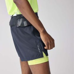 High Point 5" 2-in-1 Short 2.0 pour homme - Blue Nights / Sunrise