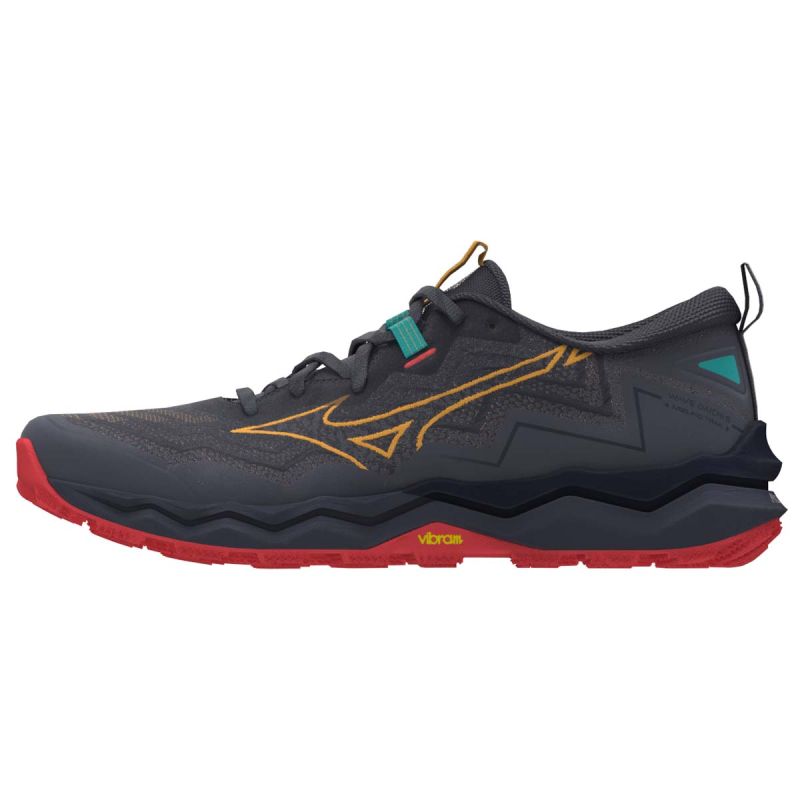 Wave Daichi 9 - Chaussures Trail Homme - Baritone Blue / Citrus / Fiery Coral Wave Daichi 9 - Chaussures Trail Homme - Baritone Blue / Citrus / Fiery Coral