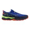 Wave Daichi 9 - Chaussures Trail Homme - Reflex Blue / White / Green Gecko