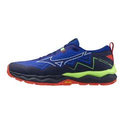 Wave Daichi 9 - Chaussures Trail Homme - Reflex Blue / White / Green Gecko