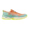 Wave Daichi 9 - Chaussures Trail Femme - Fresh Salmon / White / Sharp Green