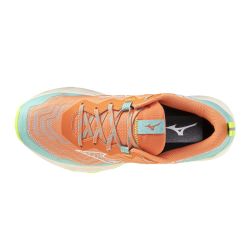 Wave Daichi 9 - Chaussures Trail Femme - Fresh Salmon / White / Sharp Green