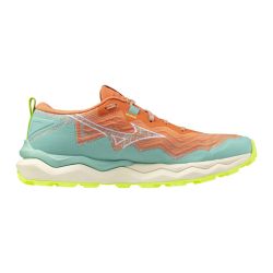 Wave Daichi 9 - Chaussures Trail Femme - Fresh Salmon / White / Sharp Green